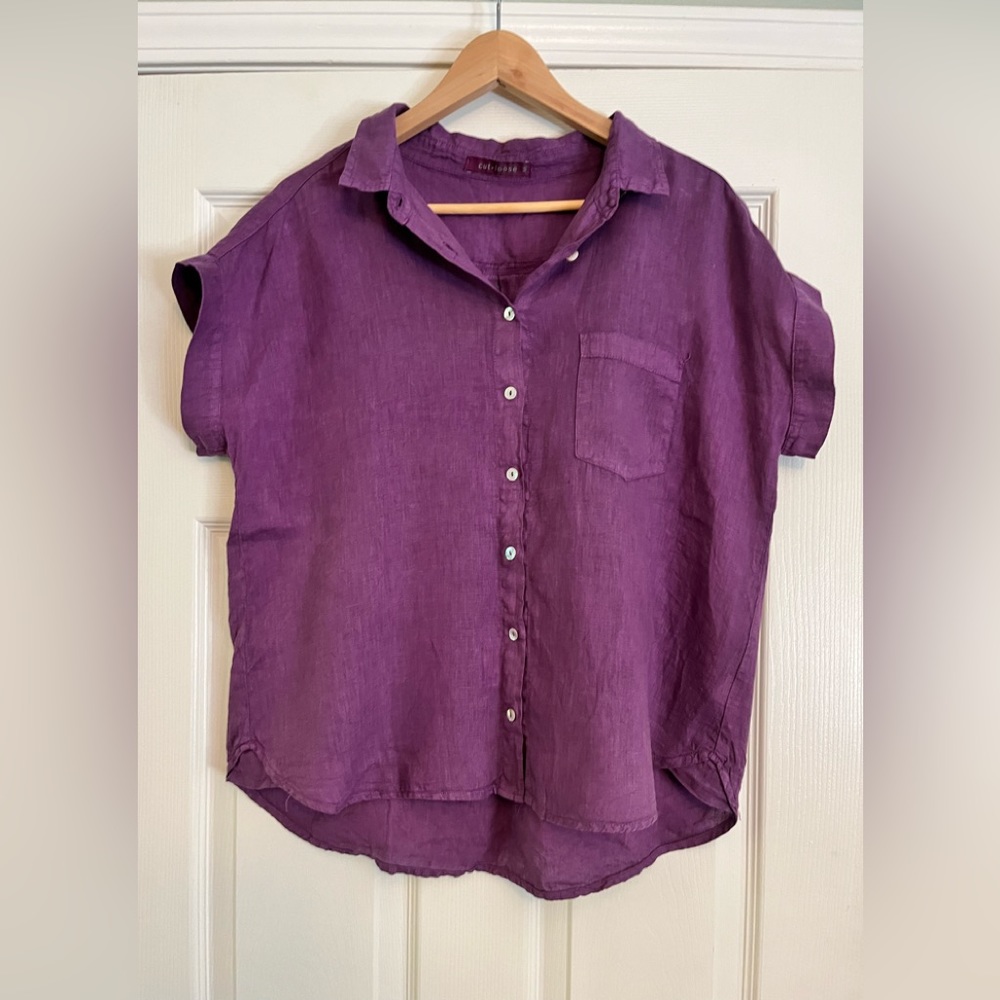 Cut Loose linen blouse